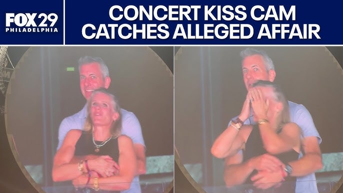 Concert kiss cam captures couple’s surprised reaction